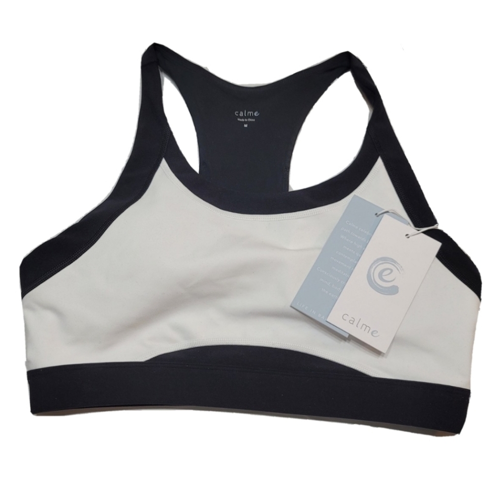 Calme Johnny Was Womens Sports Bra Size Medium NWT